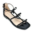 thumbnail image 4 of DREAM PAIRS Strappy Lace Up Flat Sandals, 4 of 8
