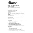 thumbnail image 3 of Diane 6 1/4" Metal Tooth Lice Comb - (D7009), 3 of 3