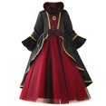 thumbnail image 3 of Girls Halloween Clothes Elegant Medieval Dress,Kids Halloween Party Gown Outfit, 3 of 6