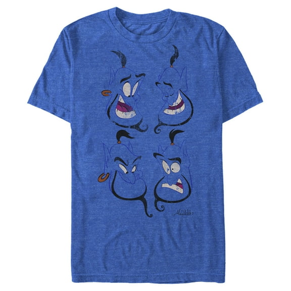 Men's Aladdin Expressions of Genie Graphic T-Shirt