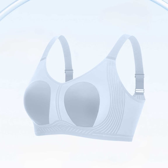Xucatan 2 Pcs Bras for Women No Underwire Wireless Bras Seamless Push Up Full Coverage Bralettes Comfortable Everyday Bra