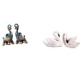 thumbnail image 1 of Figura de elefante,Figuras de elefantes,estatuas,adornos de animales,Escultura coleccionable para dormitorio,decoración del hogar,regalo.,estatua de resina de cisne,Figuras de, 1 of 8