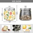 thumbnail image 2 of Yayeee Ashtray with Lid for Cigarette Smokeless Stainless Steel Home Ash Holder, Candy Lemon, 2 of 7
