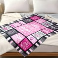 thumbnail image 5 of Mom Blanket Gift for Mom for Mothers Day from Daughter Mom Gift from Son - Best Mom Ever Pink Blanket for Sofa Bed-Birthday for Mother from Son Daughter 50''x60'', 5 of 5