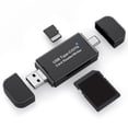 thumbnail image 3 of Lector de tarjetas 3 en 1 Resistencia sísmica Plug and Play para Apple OTG (USB2) Sywqhk Para estrenar, 3 of 5