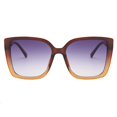 thumbnail image 1 of Gafas de Sol de Ojo de Gato de Moda Retro para Mujer Gafas de Diseñador UV400 Gafas - Marrón amarillo + gris 58x60mm SM SunniMix Gafas de sol con montura Cat Eye para mujer, 1 of 8