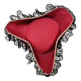 thumbnail image 3 of Slccxzc Non Woven Fabric Tricorn Pirate Hat Lace Trim Adult Headwear, 3 of 7