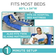 Vive 8 Alternating Pressure Mattress – Low Air Loss Hospital Bed Topper with Inflatable Pump for Pressure Ulcers & Bed Sores