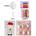 thumbnail image 1 of Baohd DIY Unpainted Easter Eggs Kit 50Pcs for Kids Decorative Accessories Portable, 1 of 9