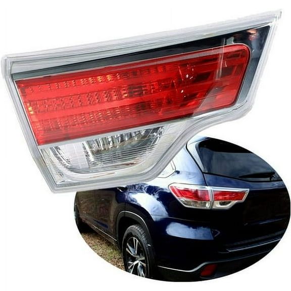 SHZAITOR Inner Rear Left Tail Light Assembly Replacement for 2014-2016 Highlander TO2802115 Driver Side