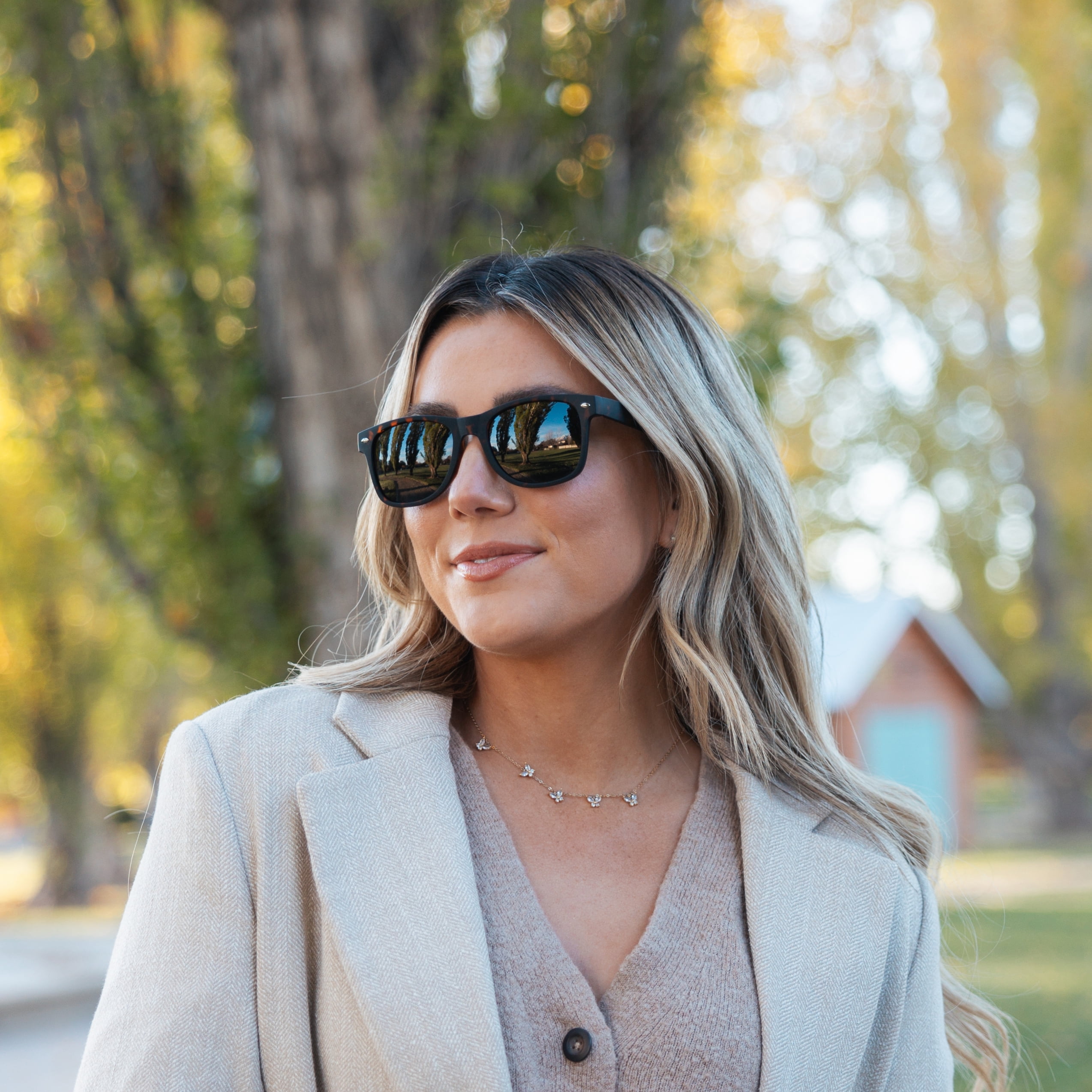 ARIA Matte Tortoise Super Dark Round Sunglasses for Men & Women | UV400 Protection Soft Frame Vintage Retro Light Sensitivity Dark Lens Eyewear