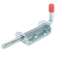 thumbnail image 1 of Trailer Spring Pin Latch Iron Galvanized 10mm Diameter Barrel Bolt Latch for Trailers RVs Caravans, 1 of 4