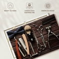 thumbnail image 6 of Elephant Stock Hair Barber Essentials Wall Art - Horizontal Canvas Wall Art - Hallway Wall Decor - Fashion And Beauty Canvas - Brown And Black Decor - 45" x 30", 6 of 8