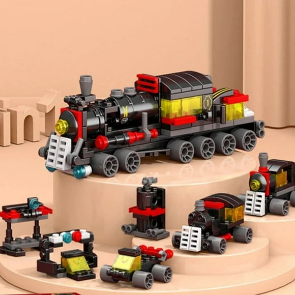 Mini Bloques De Construcción Tren de Vapor 118 Piezas