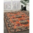 thumbnail image 3 of Ahgly Company Machine Washable Indoor Rectangle Traditional Saffron Red Area Rugs, 2' x 5', 3 of 7