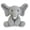 Elephant, variant on NCQ Lion Stuffed Animal for Kids,8inch Sit Lion Toys Hand Knit Doll Baby Cute Doll Bed Time,Handmade Knit Animal Toy Soft Cotton Knitted Animals Teddy Bear Christmas Birthday Gifts （Knit Lion）