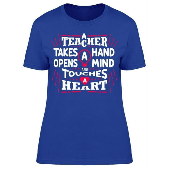 A Teacher Opens A Mind T-Shirt Women -Image by Shutterstock, Female 3X-Large