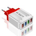 thumbnail image 1 of Cargador rápido USB 5.1A Carga rápida 4.0 3.0 Pared universal 4 puertos Carga rápida para iPhone 12 X Cargadores de teléfonos móviles Samsung Tan Jianjun  unisex, 1 of 2