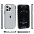 thumbnail image 3 of Slim Clear Case for iPhone 14 Pro, High-Transparency Military Grade Soft Silicone Shockproof Drop Resistant Non-Yellowing Anti-Scratches Lens Protection Thin Fit Case, Black, 3 of 6