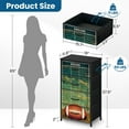 thumbnail image 3 of Sports Theme Dresser for Bedroom with 4 Storage Drawers American Football Field Grunge Dressers Chest of Drawers Steel Framed Fabric Closet Organizers for Entryway Boys Room, 3 of 7