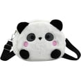 thumbnail image 1 of Bolso bandolera HUOGUO Lindo Panda de peluche con forma de aguacate para mujer, 1 of 5