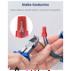 thumbnail image 5 of 50 piezas de tuercas para cables, tapas para cables, conectores de cables eléctricos para cables de calibre 10-22 AWG, conectores eléctricos para cableado, tuercas giratorias A, 5 of 6