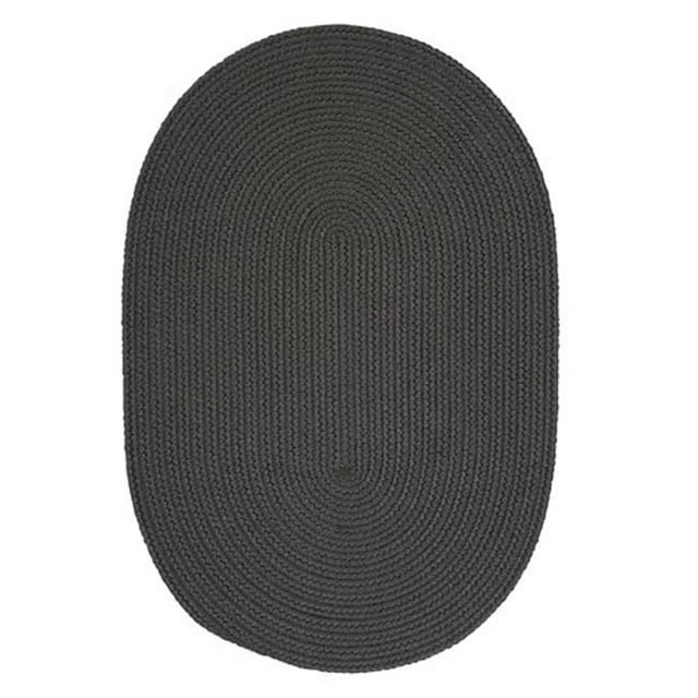 Colonial Mills Tapis BR41R120X120 Boca Raton - Gris 10 Pi. Tapis Rond Tressé