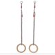 thumbnail image 3 of Professional Gym Ring Gym Rings Gym Rings Gymnastics Fitness Training 120 Kg, 3 of 5