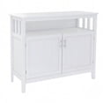 thumbnail image 2 of Christmas White Sideboard and Buffet Cabinet with Storage, for Modern Dining Room and Kitchen, Holiday Gathering Furniture, 2 of 10
