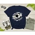 thumbnail image 3 of Cool Soccer Ball Silhouette Soccer Sports Team Games T-Shirt Soccer Player Gift T Shirt for Men Women Kids Boys Girls Soccer Graphic Tshirt, 3 of 8