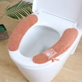 thumbnail image 4 of Fiudx Liquidación de ahorros de verano Adhesivo de punto para inodoro, cojín hermético para asiento de inodoro, bucle para calidez, higiene, sin adsorción, sensación flexible, lavado repetido para in, 4 of 6