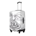 thumbnail image 2 of Salouo Dragon Nest Sketch Pattern Travel Dust-proof Suitcase Cover, Softside Suitcase Protector Luggage Cover Protector for 18-32inch ,Not Included Suitcase, 2 of 8