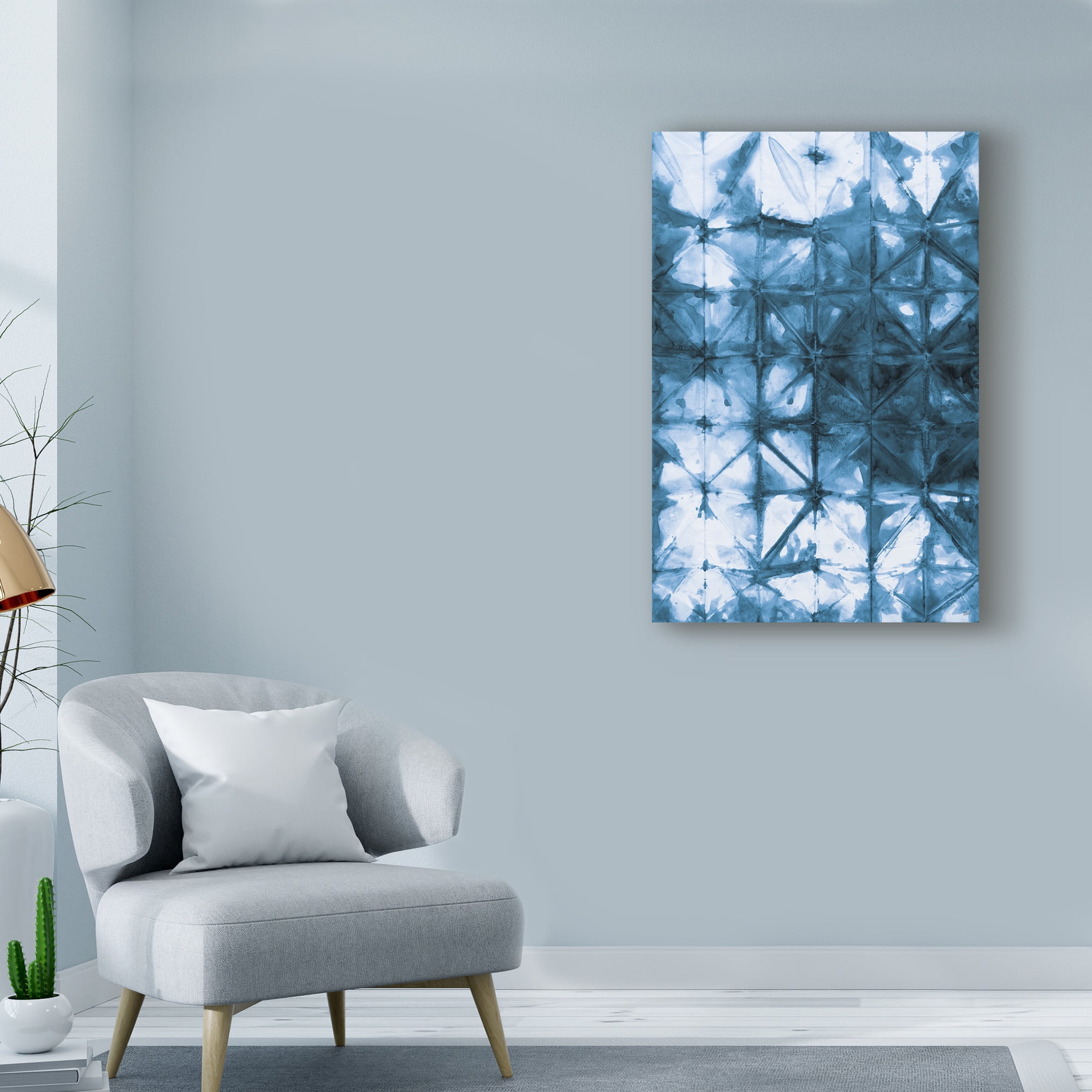 Trademark Fine Art 'Kanari IV Indigo' Canvas Art by Melissa Averinos