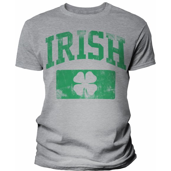 Athlétique Irlandais - Vintage Usé Fête Irlandaise Shirt pour Hommes - F/Sport Gris-2x
