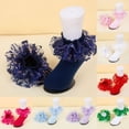 thumbnail image 2 of LRen Ruffle Socks for Girls Frilly Ruffle Socks, Double Lace Turn Frilly Dress Socks for Flower Girl Back To School Wedding Party Daily Wear, 2 of 5