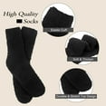 thumbnail image 6 of Loritta 6 Pairs Mens Fuzzy Sock Fluffy Warm Winter Cozy Socks for Men Size 6-12, 6 of 6