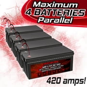 Banshee Lithium 36v 105ah Deep Cycle Lifepo4 Single Battery and Charger