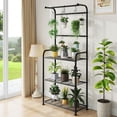 thumbnail image 2 of Soporte para plantas Ekisemio de 3 niveles, 171 cm, negro resistente, 2 of 6