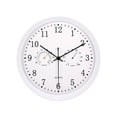 thumbnail image 3 of YZHMYR 12In Outdoor Waterproof Wall Clock Built-In Hygrometer Temperature Display Silent Quartz Movement Easy To Read Numerals Back to School Supplies Office Home Patio Decor Essentials Accessory, 3 of 6