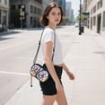 thumbnail image 5 of FORMRS Mini Crossbody Bag for Women Adjustable Shoulder Rope Travel Casual Phone Purse, Musical Pattern, 5 of 7