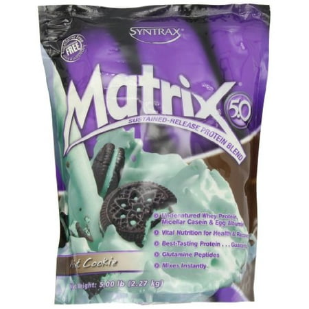 Smooth Creamy Taste Matrix 5 Mint Cookie Powder w/ Whey Protein (Best Tasting Protein Powder Gastric Sleeve)