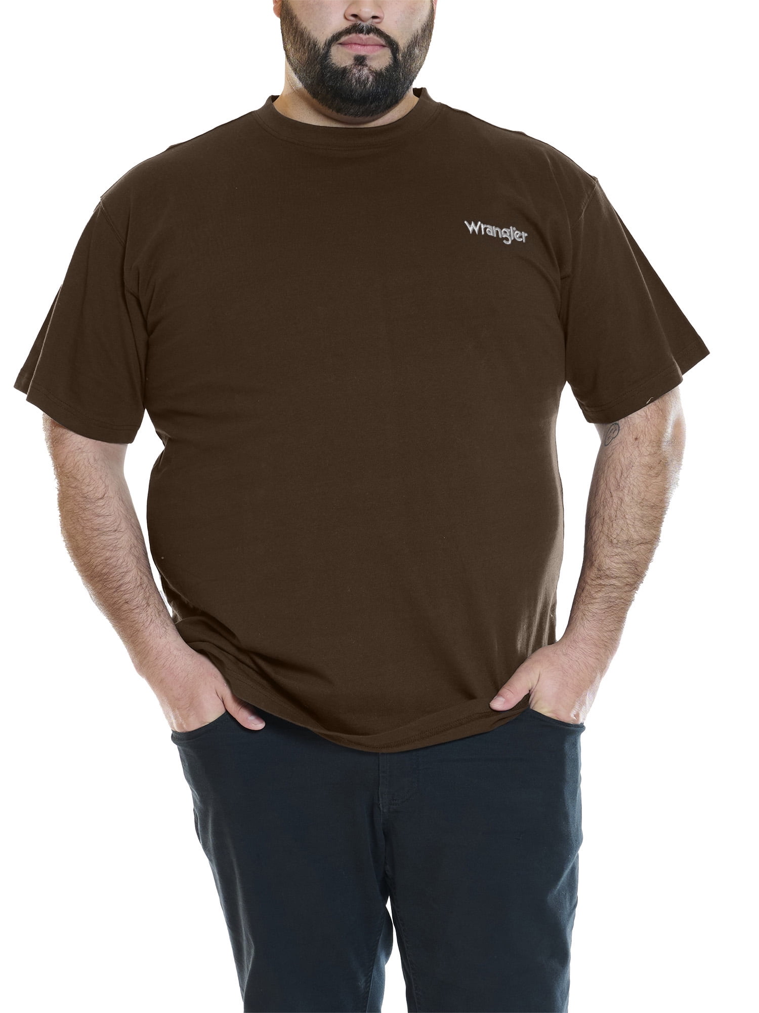 Wrangler Men’s Big and Tall Logo T-Shirt, Sizes 1XL-6XL