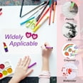 thumbnail image 4 of Uxcell 40 Sets Watercolor Cards Rounded Corners with Envelopes 4x6 Inch Foldable Size(box), 4 of 7