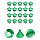thumbnail image 4 of EeaseMX 20 globos de aluminio de 45 cm con forma de estrella de cinco puntas para carnaval, ideal para fiestas del Día de San Patricio (verde), 4 of 7