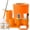 Orange, variant on ANHXN bathroom accessories. Different colors to choose from