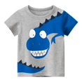 thumbnail image 2 of Camiseta TABNIX para niños, manga corta, manga corta, 4 unidades, de algodón, de 2 a 7 años, 2 of 7