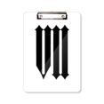 thumbnail image 1 of Numeros Romanos 7 en negro silueta Portapapeles Carpeta de escritura Placa de soporte A4, 1 of 4