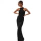 thumbnail image 3 of Vestido de Verano para Mujer, Elegante, Sin Mangas, con Cuello Halter y Ajustado. Negro S, 3 of 10