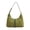 Green, variant on PRIYAL Suede Hobo Shoulder Bag, Adjustable Crossbody Tote, Retro Zipper Top Handbag for Daily Commute Travel