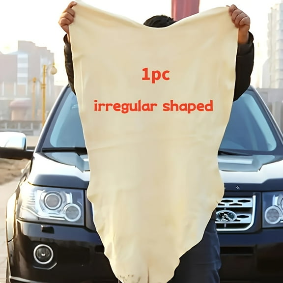 Car Drying Towel  Premium Deer Light Beige Towel - Ultra-Absorbent, Soft & Quick-Dry for Car Wash and Detailing, Durable & Easy to Use